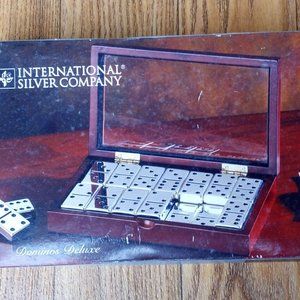 INTERNATIONAL SILVER COMPANY DELUXE DOMINOES 99111456